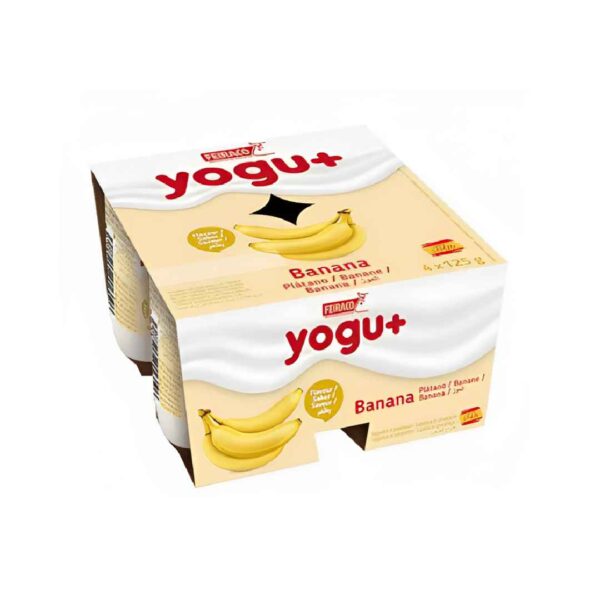 Yogur Sabor Plátano 4x125g