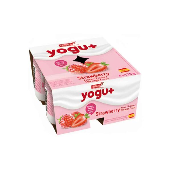 Yogur Sabor Fresa 4x125g