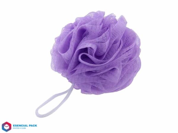 Esponja de baño tipo flor