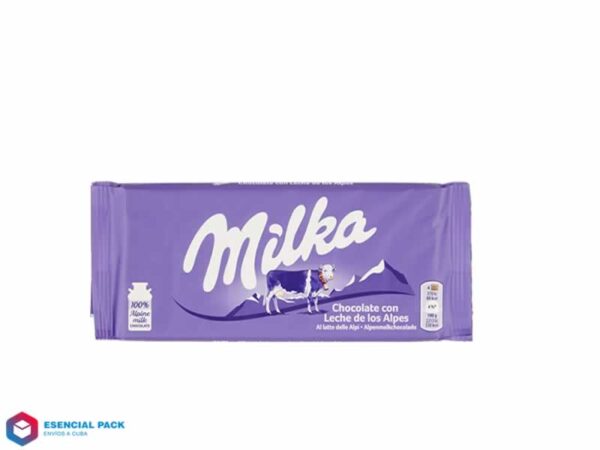 Tableta de Chocolate con Leche Milka 125g
