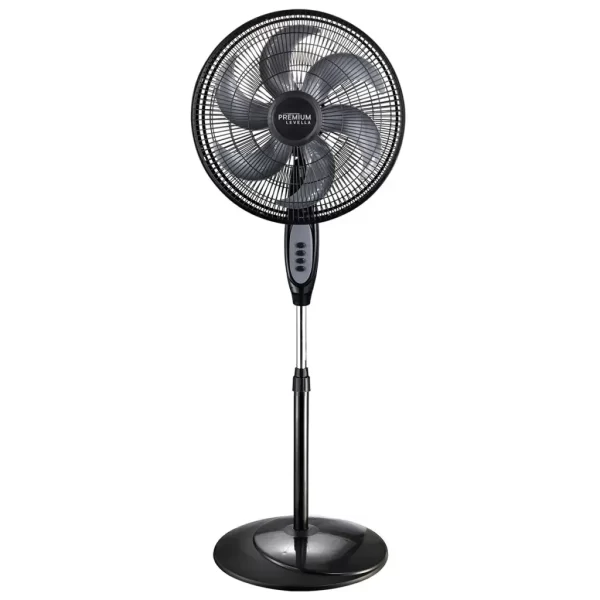 VI-06-CE-923 VENTILADOR PEDESTAL NEGRA PREGIUM 18 PULGADAS