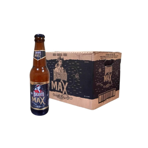 Caja de Cerveza Bucanero Max de Botella 24ud