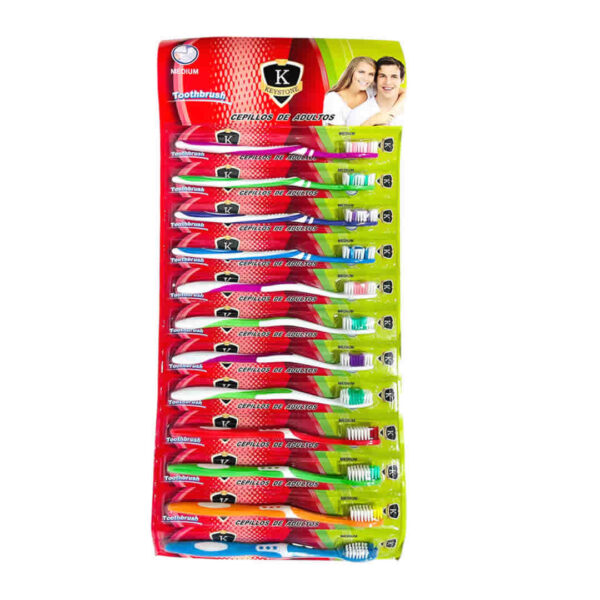 Cepillo Dental Keystone Medio 12ud