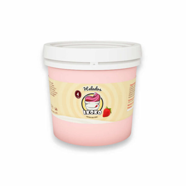 Helado Ikoko sabor Fresa 4Lt